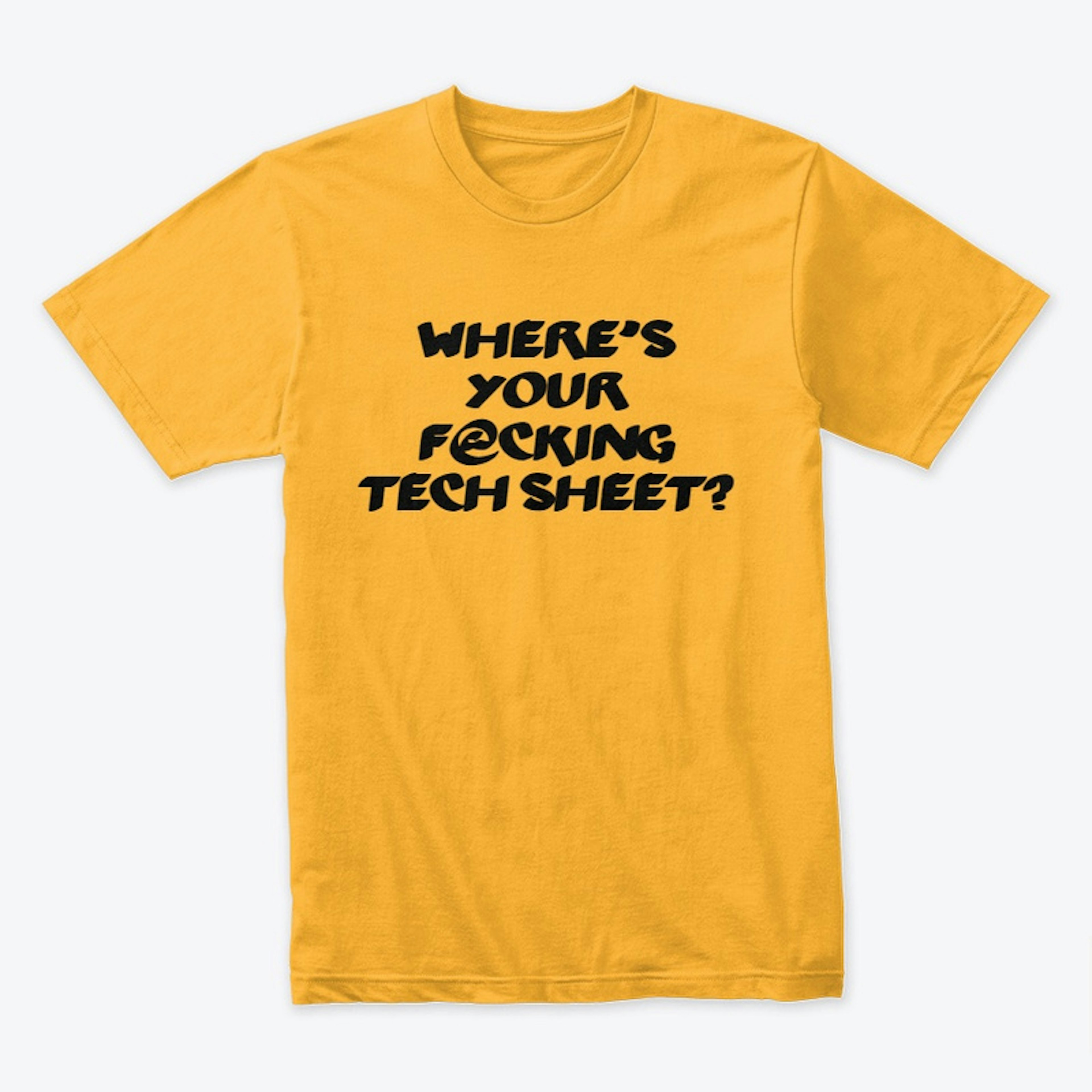 Tech sheet?